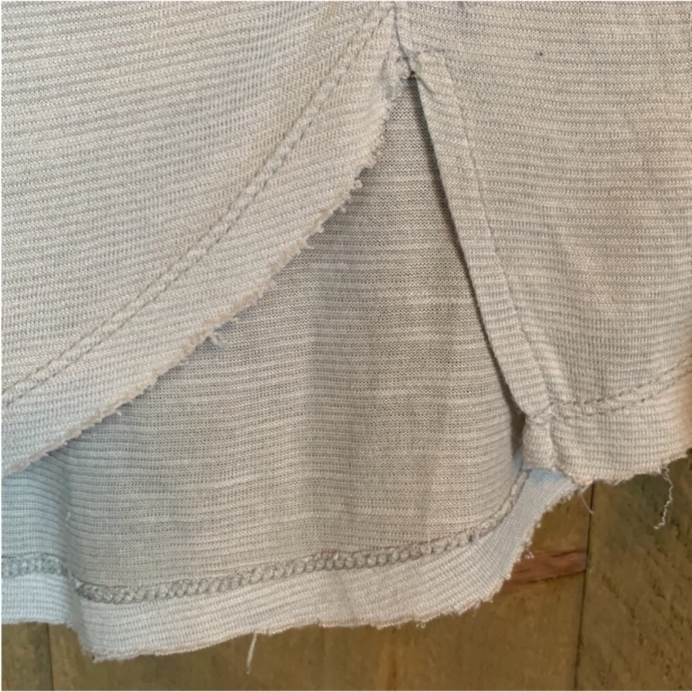 Free People dove gray Gatsby tunic top Size Small - Picture 5 of 12
